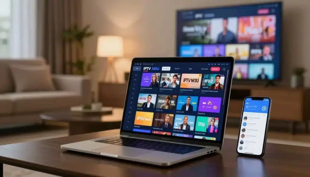 iptv tv app auf smart tv mit senderübersicht ✅ CAPTION IPTV TV App auf dem Smart TV nutzen ✅ SHORT DESCRIPTION Die IPTV App zeigt Inhalte übersichtlich an und ermöglicht den direkten Zugriff über den Fernseher.